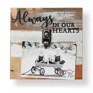 Always in 8-Inch Square Reclaimed Wood Clip Frame